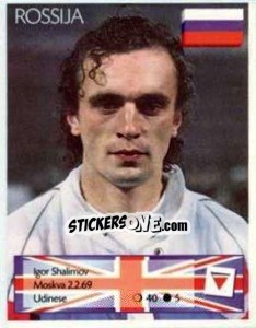 Sticker Igor Shalimov - Euro 1996 - Manil