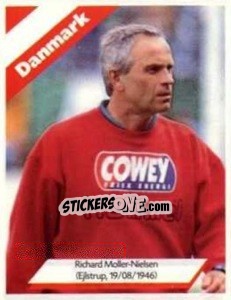 Cromo Richard Moller-Nielsen - Euro 1996 - Manil