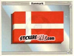 Sticker Bandeira - Euro 1996 n. 237 - Manil