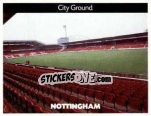 Sticker Nottingham - City Ground - Euro 1996 - Manil