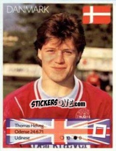 Sticker Thomas Helveg - Euro 1996 n. 254 - Manil