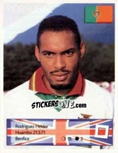 Sticker Rodriguez Helder - Euro 1996 - Manil