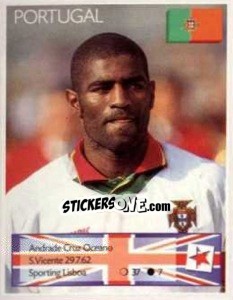 Sticker Andrade Cruz Oceano - Euro 1996 n. 272 - Manil