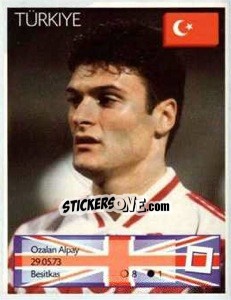 Sticker Ozalan Alpay - Euro 1996 - Manil