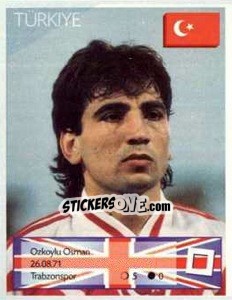 Sticker Ozkoylu Osman - Euro 1996 - Manil