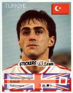 Sticker Temizkanoglu Ogun - Euro 1996 - Manil