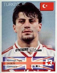 Sticker Kerimoglu Tugay - Euro 1996 - Manil