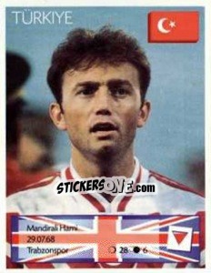 Sticker Mandirali Hami - Euro 1996 n. 295 - Manil