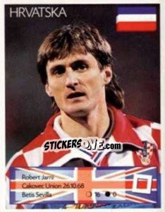 Sticker Robert Jarni - Euro 1996 n. 300 - Manil