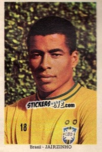 Sticker Jairzinho - Mexico 1970 n. 18 - Editora Sadira