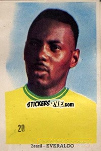 Sticker Everaldo - Mexico 1970 n. 20 - Editora Sadira