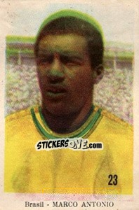 Sticker Marco Antonio - Mexico 1970 n. 23 - Editora Sadira