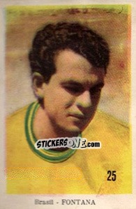 Sticker Fontana - Mexico 1970 n. 25 - Editora Sadira