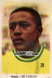 Sticker Zé Carlos - Mexico 1970 n. 26 - Editora Sadira