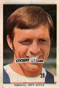 Figurina Jeff Astle - Mexico 1970 n. 28 - Editora Sadira