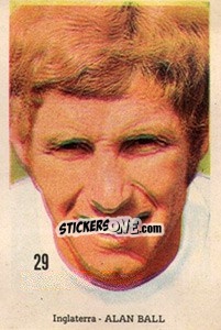 Sticker Alan Ball - Mexico 1970 - Editora Sadira