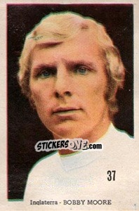 Sticker Bobby Moore - Mexico 1970 n. 37 - Editora Sadira
