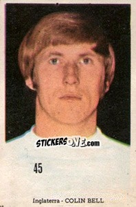 Sticker Colin Bell - Mexico 1970 n. 45 - Editora Sadira