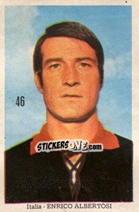 Sticker Enrico Albertosi - Mexico 1970 n. 46 - Editora Sadira