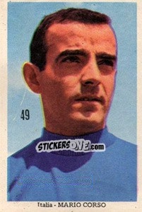 Figurina Mario Corso - Mexico 1970 n. 49 - Editora Sadira