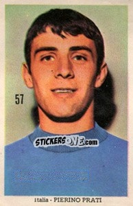 Cromo Pierino Prati - Mexico 1970 n. 57 - Editora Sadira