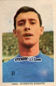 Sticker Roberto Rosato - Mexico 1970 n. 61 - Editora Sadira