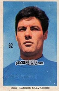 Sticker Sandro Salvadore - Mexico 1970 n. 62 - Editora Sadira