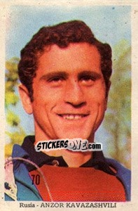 Sticker Anzor Kavazashvili - Mexico 1970 n. 70 - Editora Sadira
