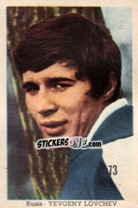 Sticker Yevgeny Lovchev - Mexico 1970 n. 73 - Editora Sadira