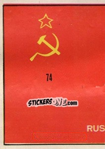 Sticker Bandeira (puzzle 1) - Mexico 1970 n. 74 - Editora Sadira