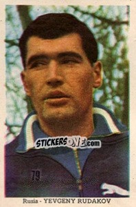 Sticker Yevgeny Rudakov - Mexico 1970 n. 79 - Editora Sadira