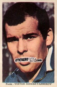Cromo Viktor Serebryannikov - Mexico 1970 n. 80 - Editora Sadira