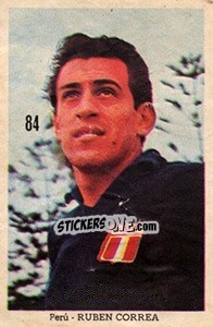 Sticker Ruben Correa - Mexico 1970 n. 84 - Editora Sadira