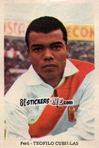Sticker Teofilo Cubillas - Mexico 1970 n. 86 - Editora Sadira