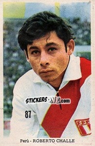 Sticker Roberto Challe - Mexico 1970 - Editora Sadira