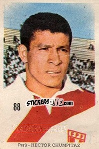 Sticker Hector Chumpitaz - Mexico 1970 n. 88 - Editora Sadira
