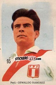 Sticker Oswaldo Ramirez - Mexico 1970 - Editora Sadira