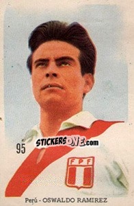 Sticker Oswaldo Ramirez - Mexico 1970 n. 95 - Editora Sadira