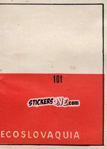 Sticker Bandeira (puzzle 2) - Mexico 1970 - Editora Sadira