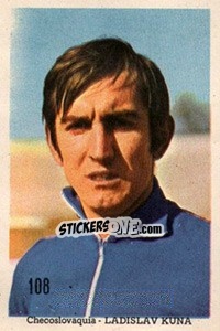 Sticker Ladislav Kuna - Mexico 1970 n. 108 - Editora Sadira