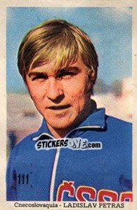 Sticker Ladislav Petras - Mexico 1970 n. 111 - Editora Sadira