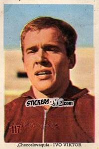 Sticker Ivo Viktor - Mexico 1970 n. 117 - Editora Sadira