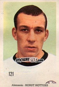 Sticker Horst Hottges - Mexico 1970 n. 121 - Editora Sadira
