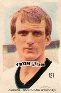 Sticker Wolfgang Overath - Mexico 1970 n. 127 - Editora Sadira