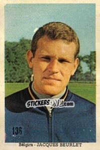 Figurina Jacques Beurlet - Mexico 1970 n. 136 - Editora Sadira