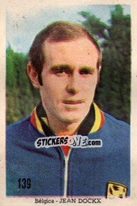 Cromo Jean Dockx - Mexico 1970 n. 139 - Editora Sadira
