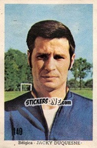 Sticker Jacquy Duquesne - Mexico 1970 n. 140 - Editora Sadira