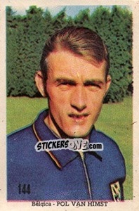 Sticker Pol Van Himst - Mexico 1970 n. 144 - Editora Sadira