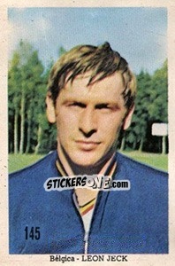 Cromo Leon Jeck - Mexico 1970 n. 145 - Editora Sadira