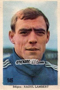 Sticker Raoul Lambert - Mexico 1970 n. 146 - Editora Sadira